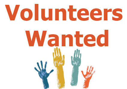 We are recruiting volunteers! We are recruiting volunteers!